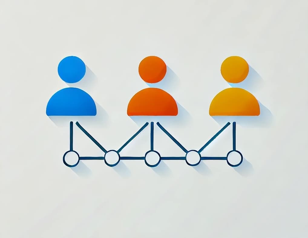 Illustration of social network graph